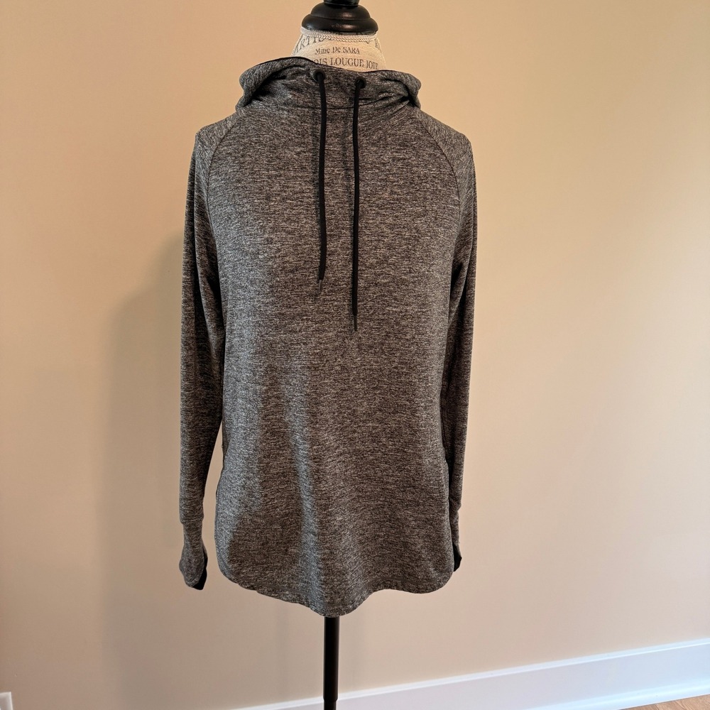 Serene Tangerine Women's Black Pullover‎ Hoodie Size S